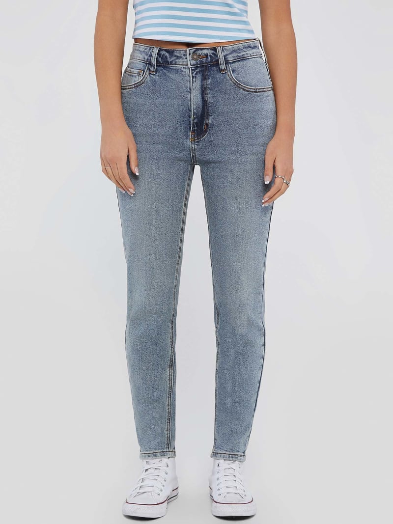 High rise skinny denim pant