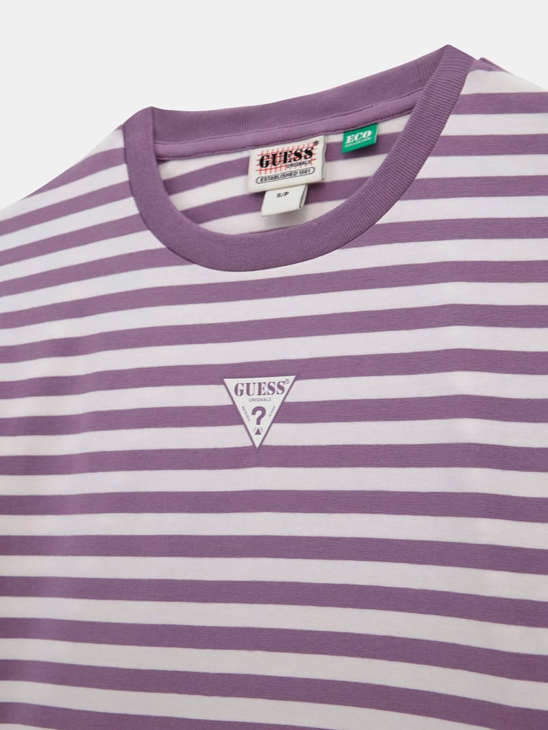 GUESS Striped stretch t shirt