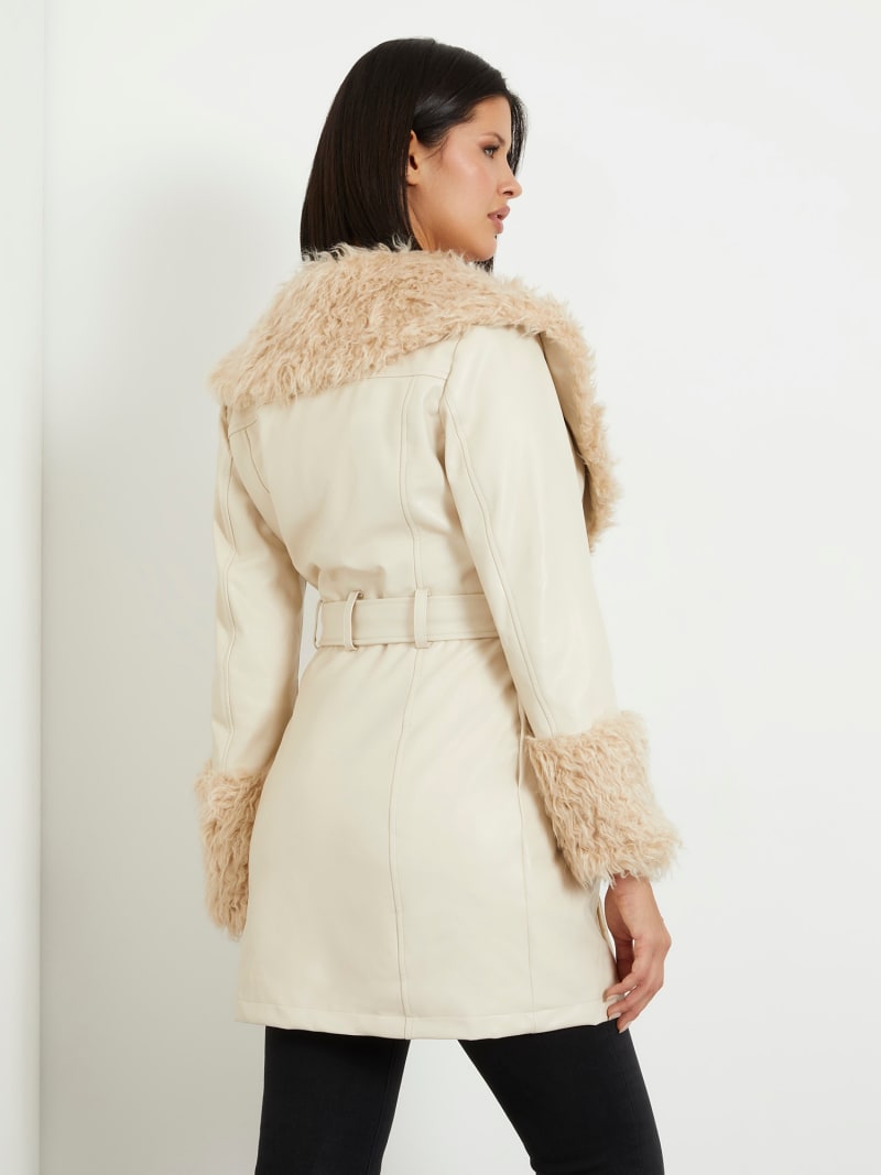 GUESS Cappotto in simil pelle Donna