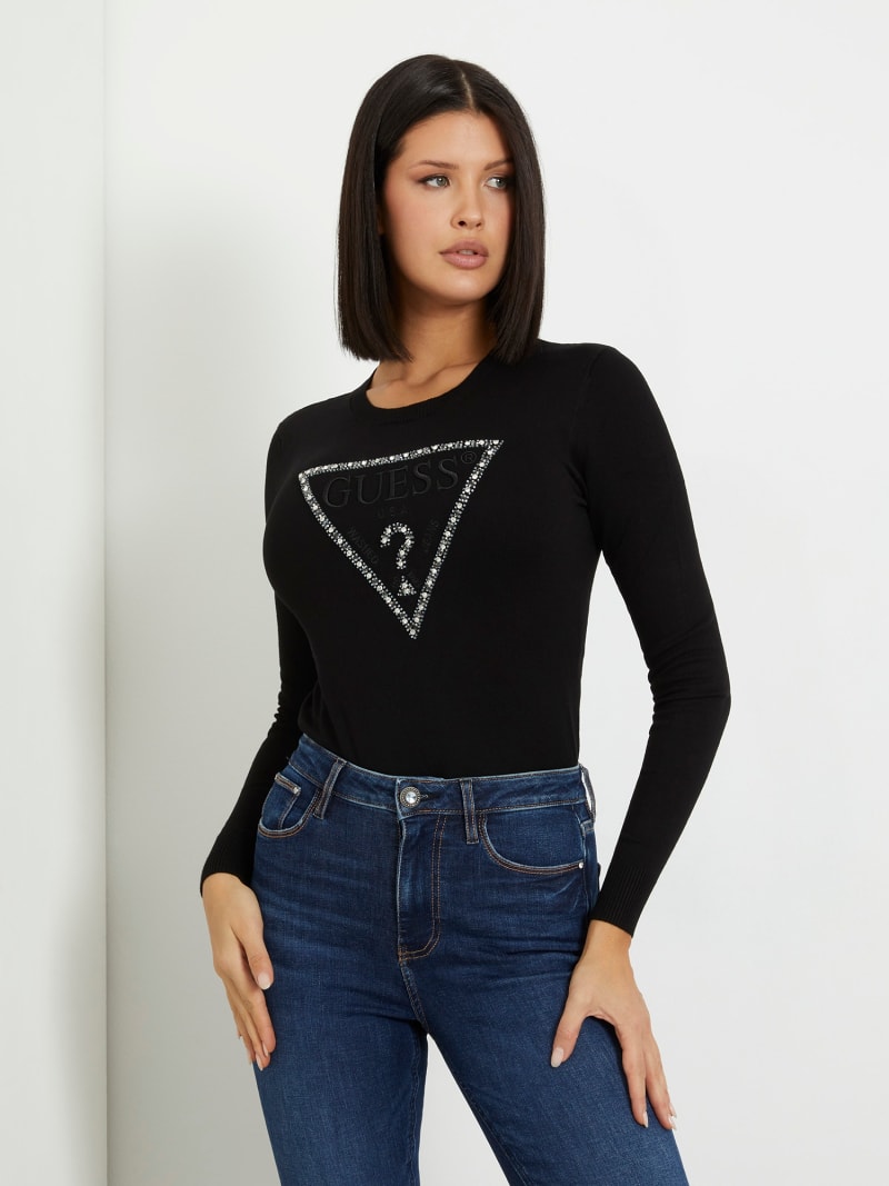 Black guess sweater sales