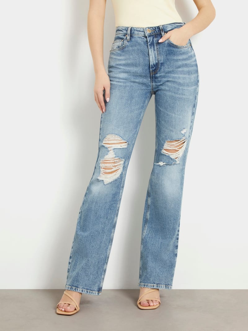 80s jeans rechte broekspijp