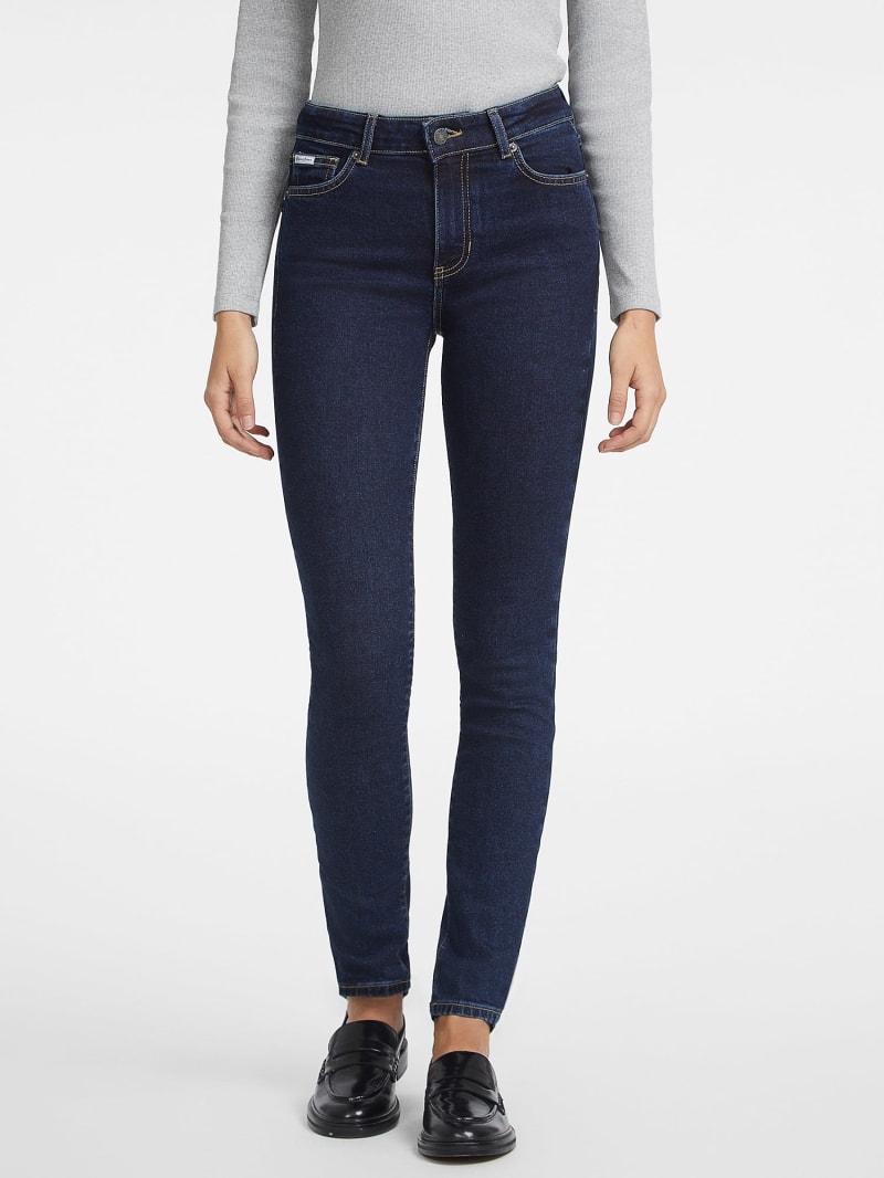 Jeans skinny vita alta outfit on sale