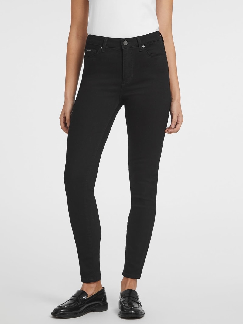 Black guess jeans deals