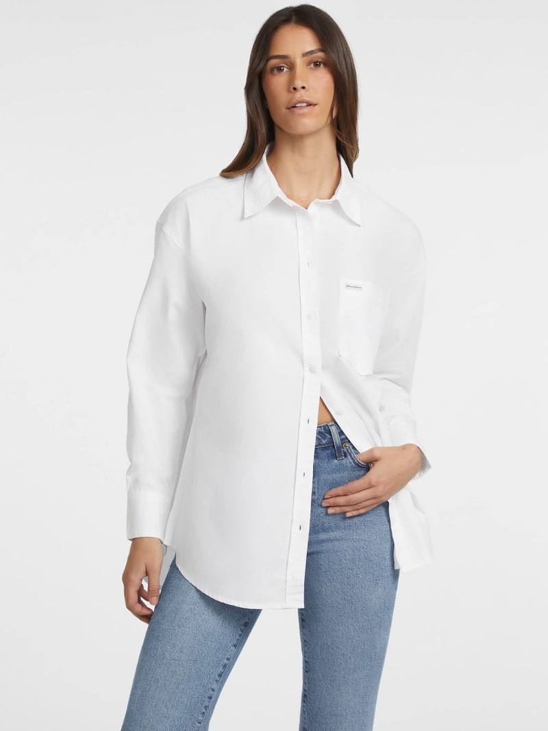 Guess long sleeve shirts womens hot sale