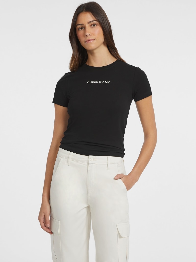Strak zwart shirt sales