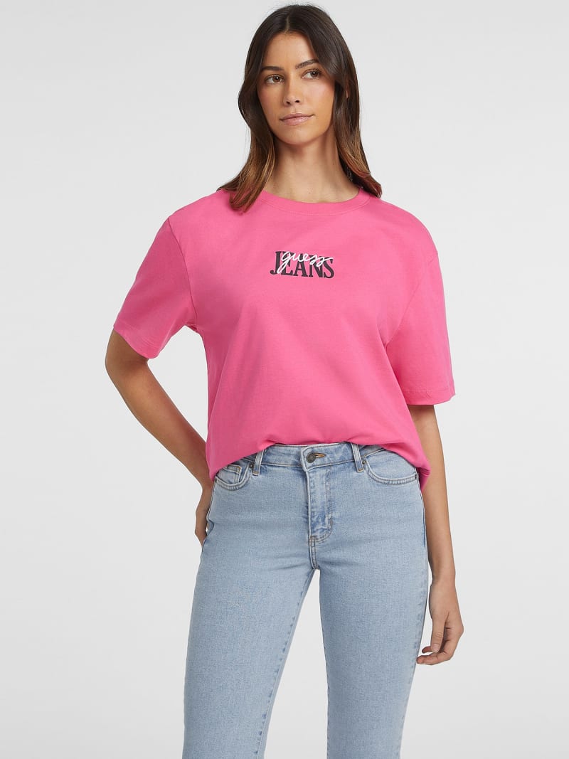 Oversized Mixed Logo Tee
