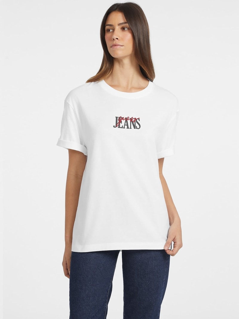 Guess oversized tee womens hot sale