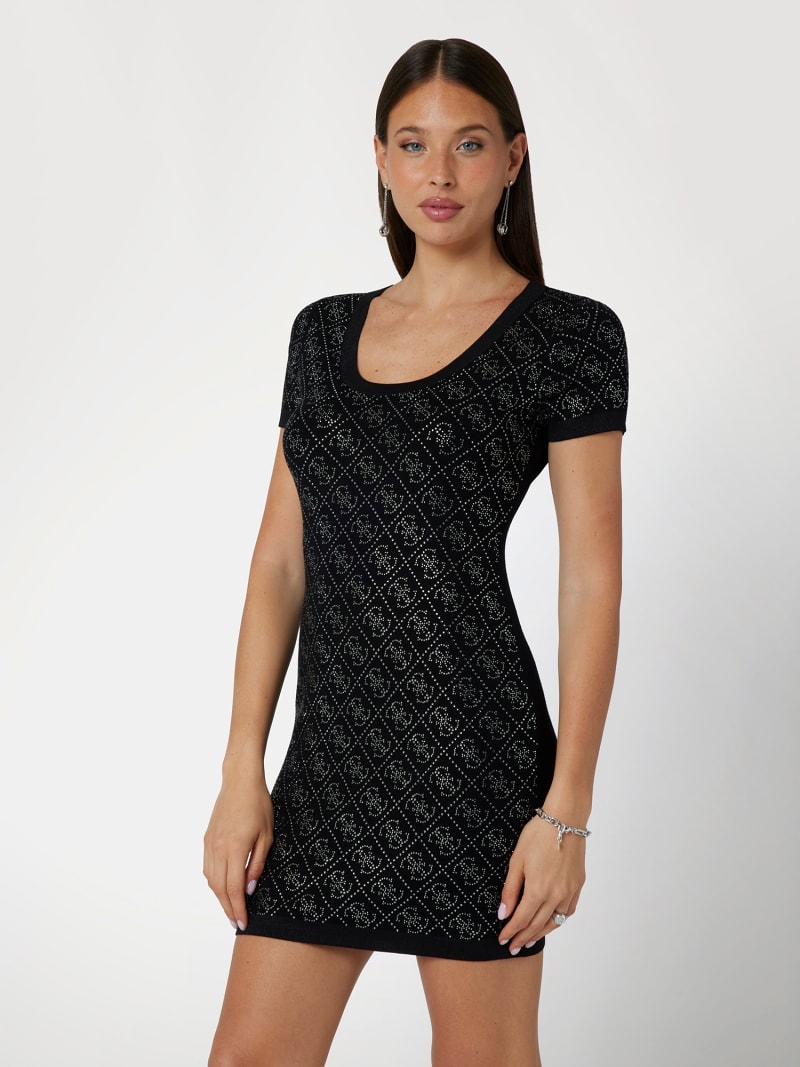 Guess logo dress sales