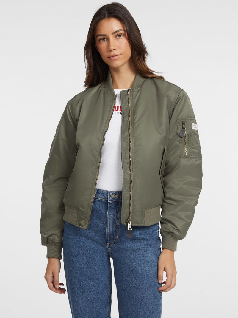 Bomber nylon jacket sale