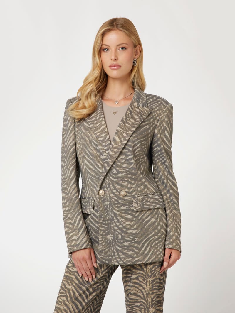 Blazer zebra print store