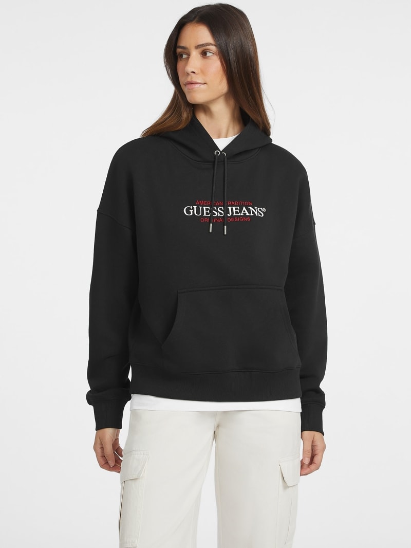 Oversize American Tradition Kapu onlu Sweatshirt