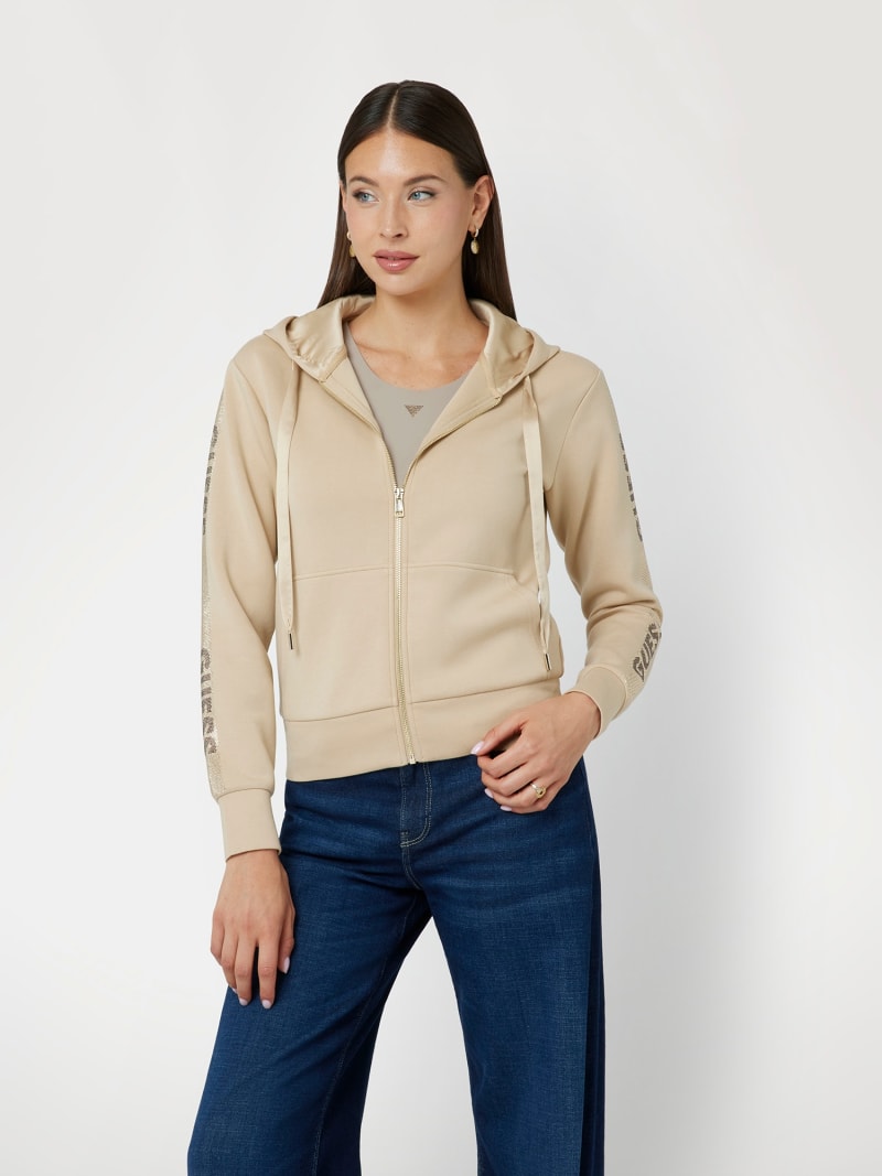 Hooded scuba sweatshirt
