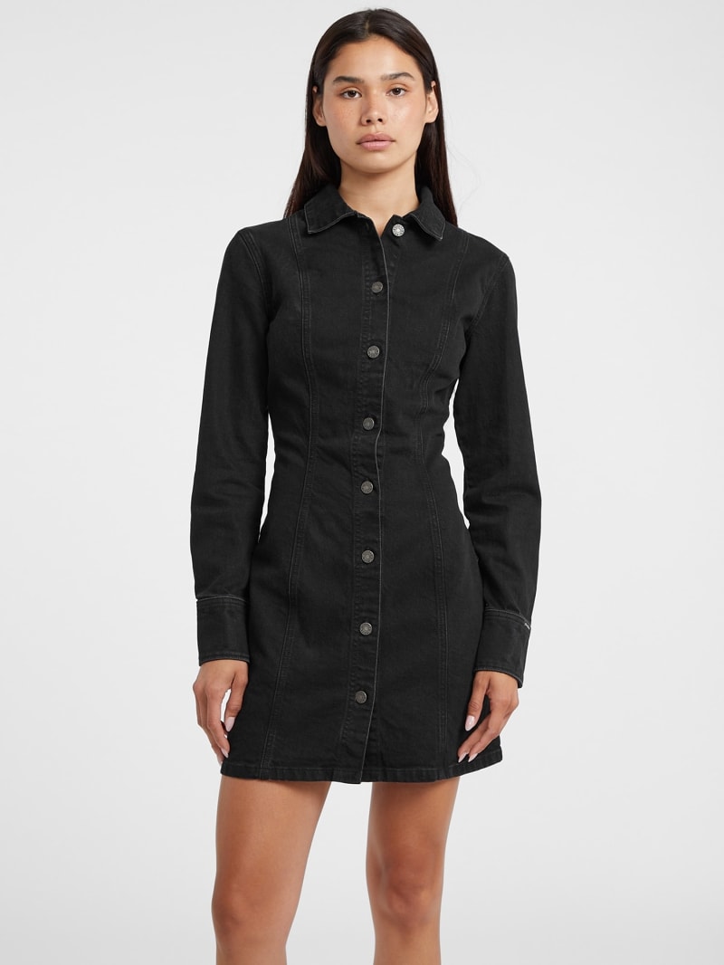 GUESS Denim shirt mini dress