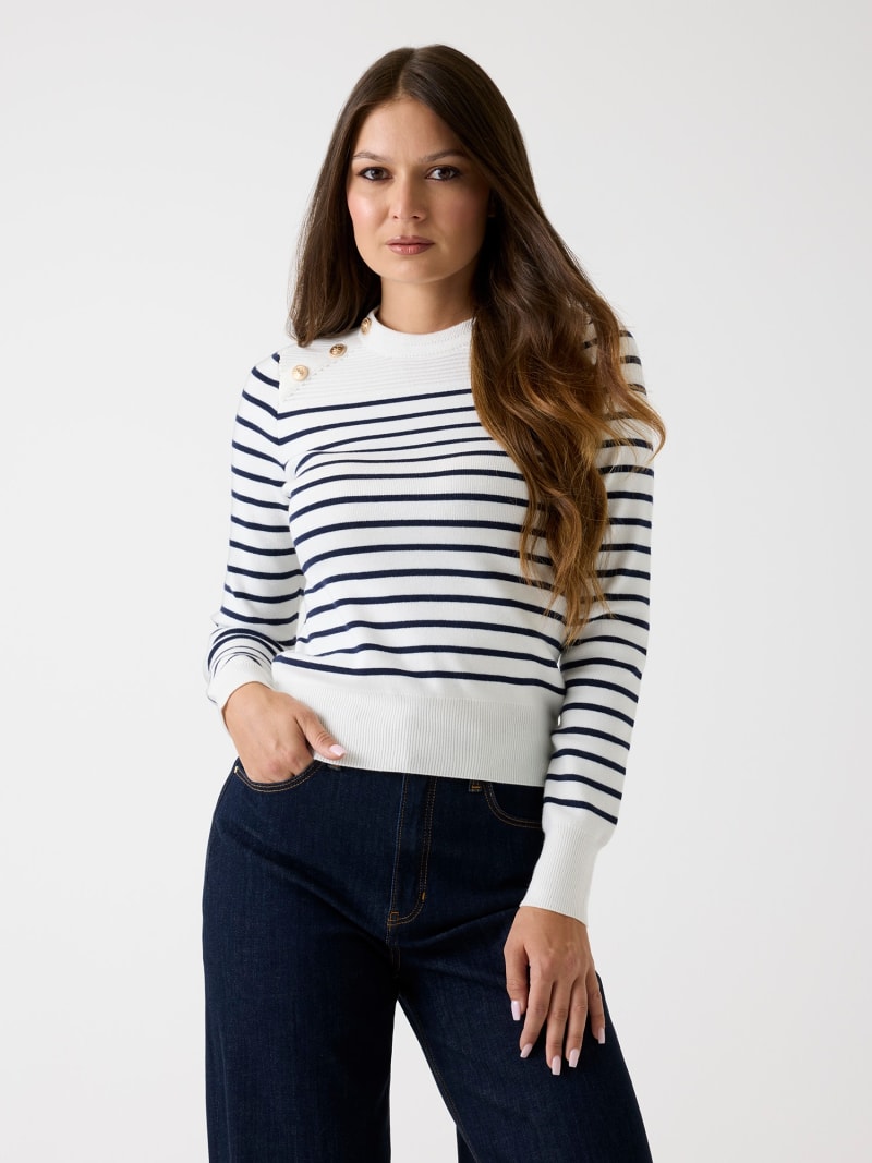 Wool Blend Striped Sweater