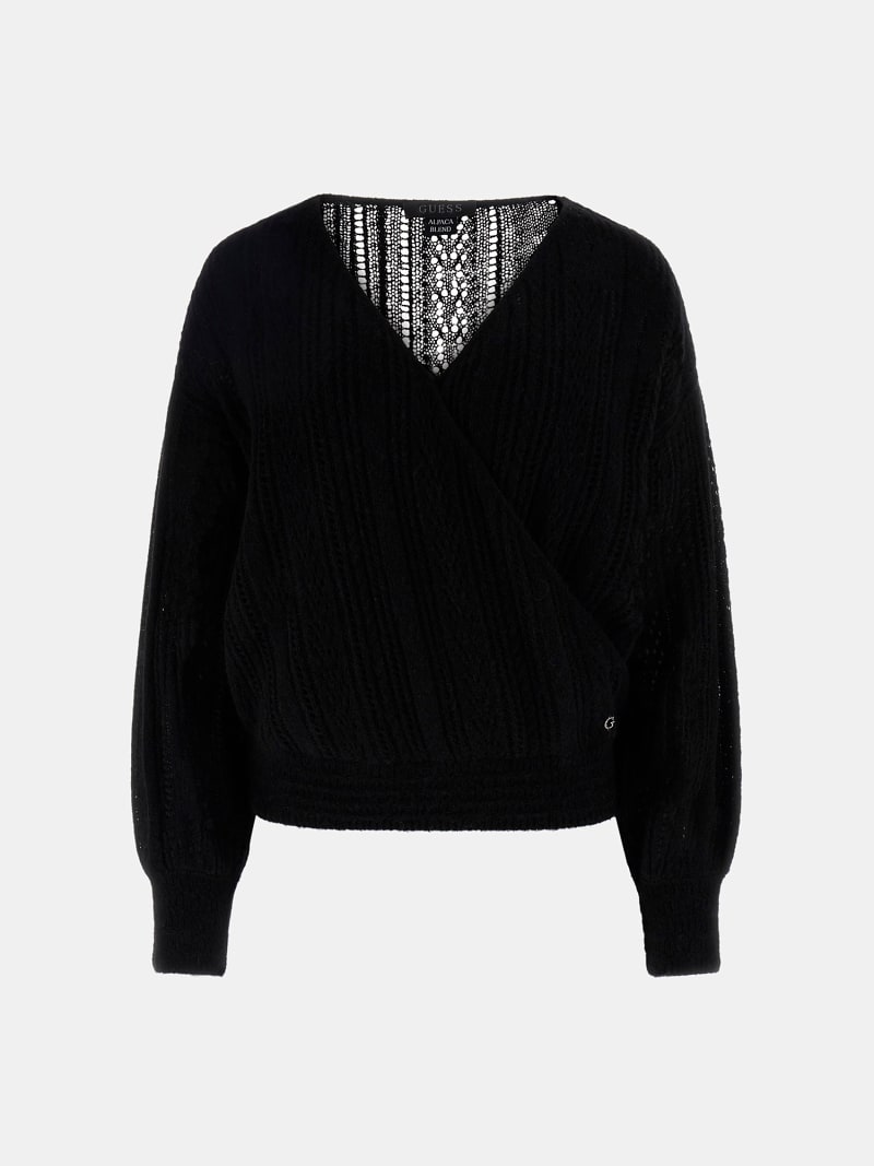 GUESS® Alpaca-blend open-knit sweater Women