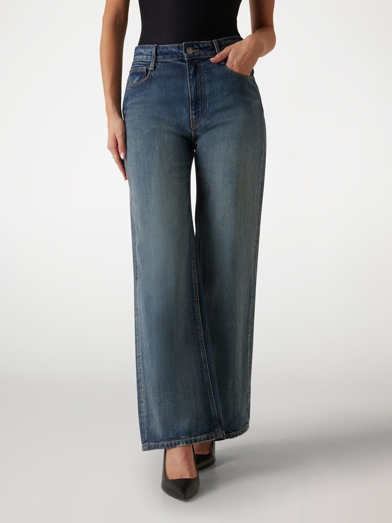 GUESS Jeans Donna Flare A Vita Alta - Modello Sexy In Denim Elasticizzato - Foto 10