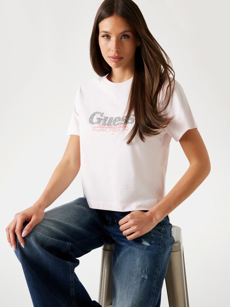 GUESS® Boxy logo T-shirt Women