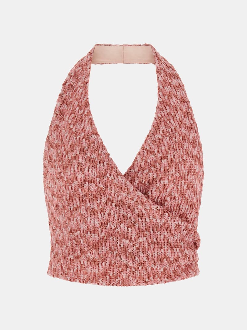 GUESS® Stretch knit halter top Women