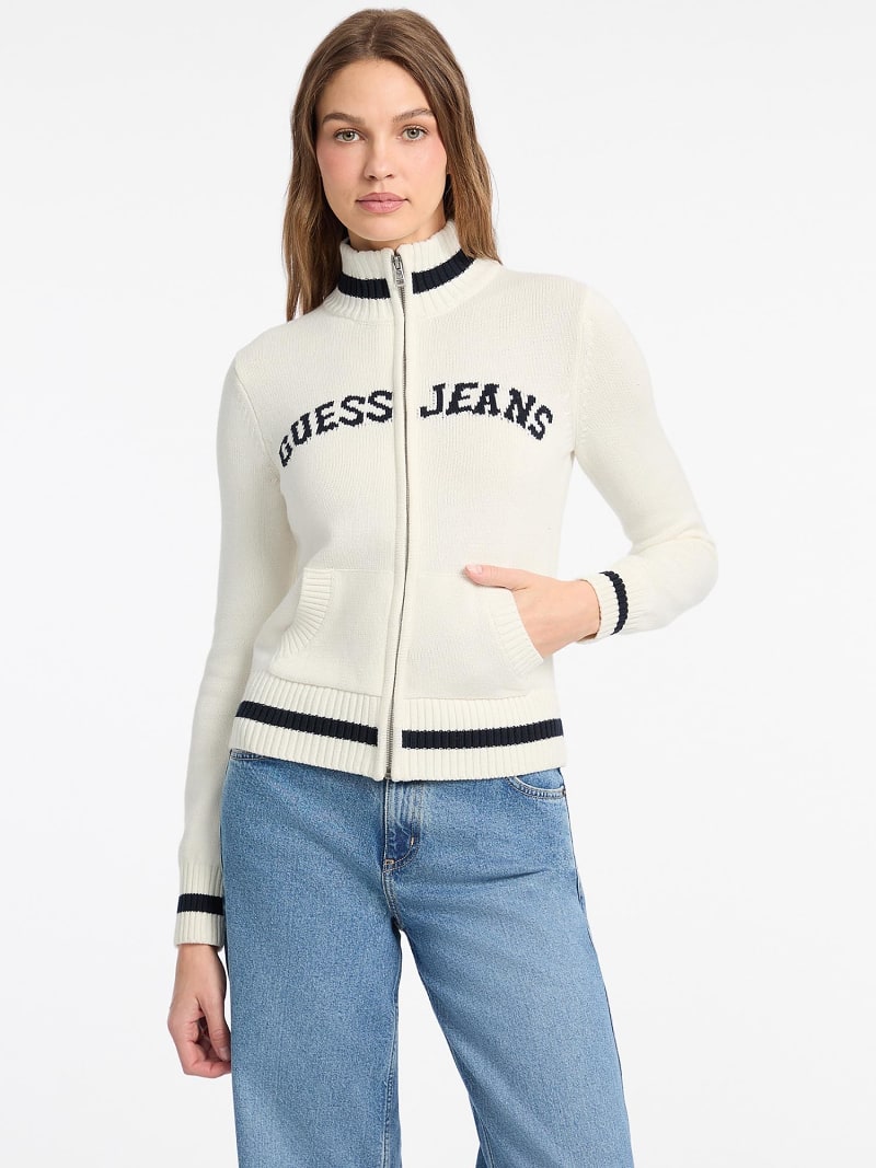Guess Jeans Grigio Polyester Women Sweatshirt main image 0