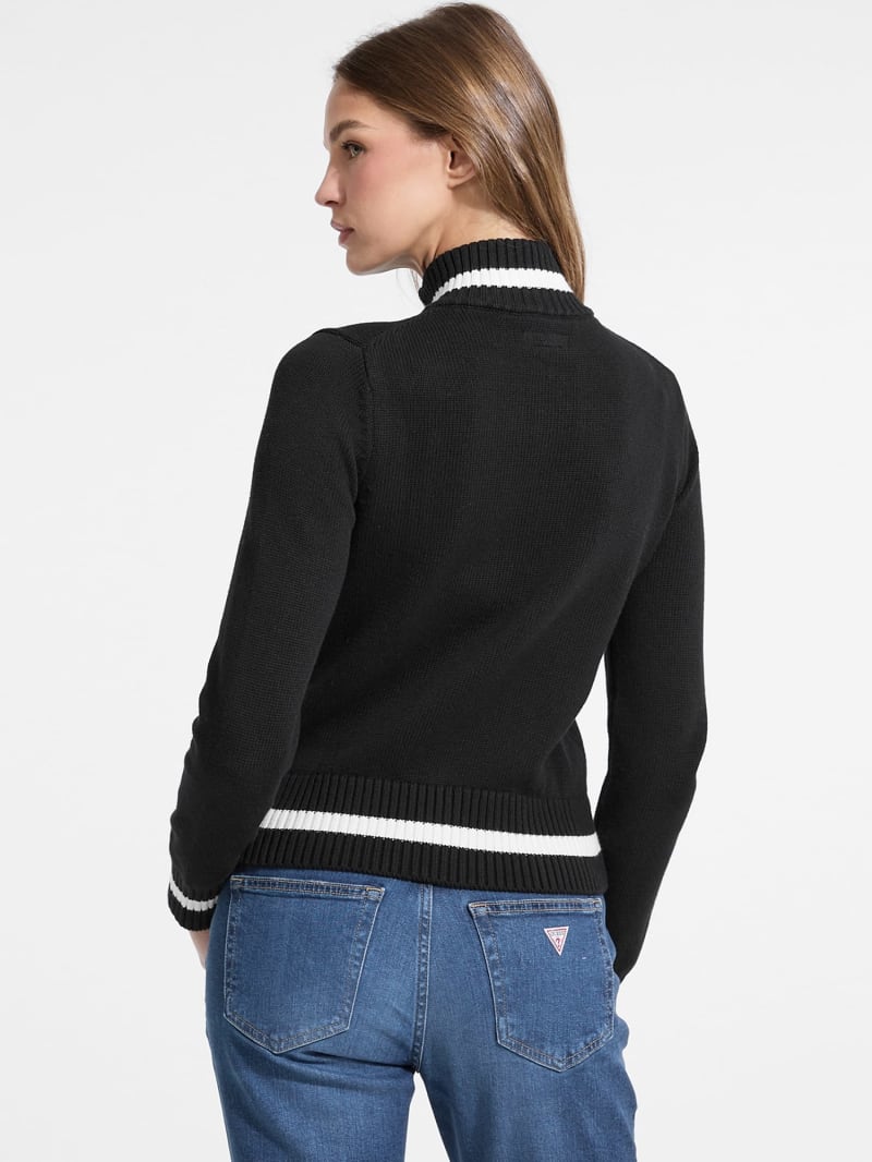 Jersey con cremallera completa y logotipo Mujer | GUESS Jeans®