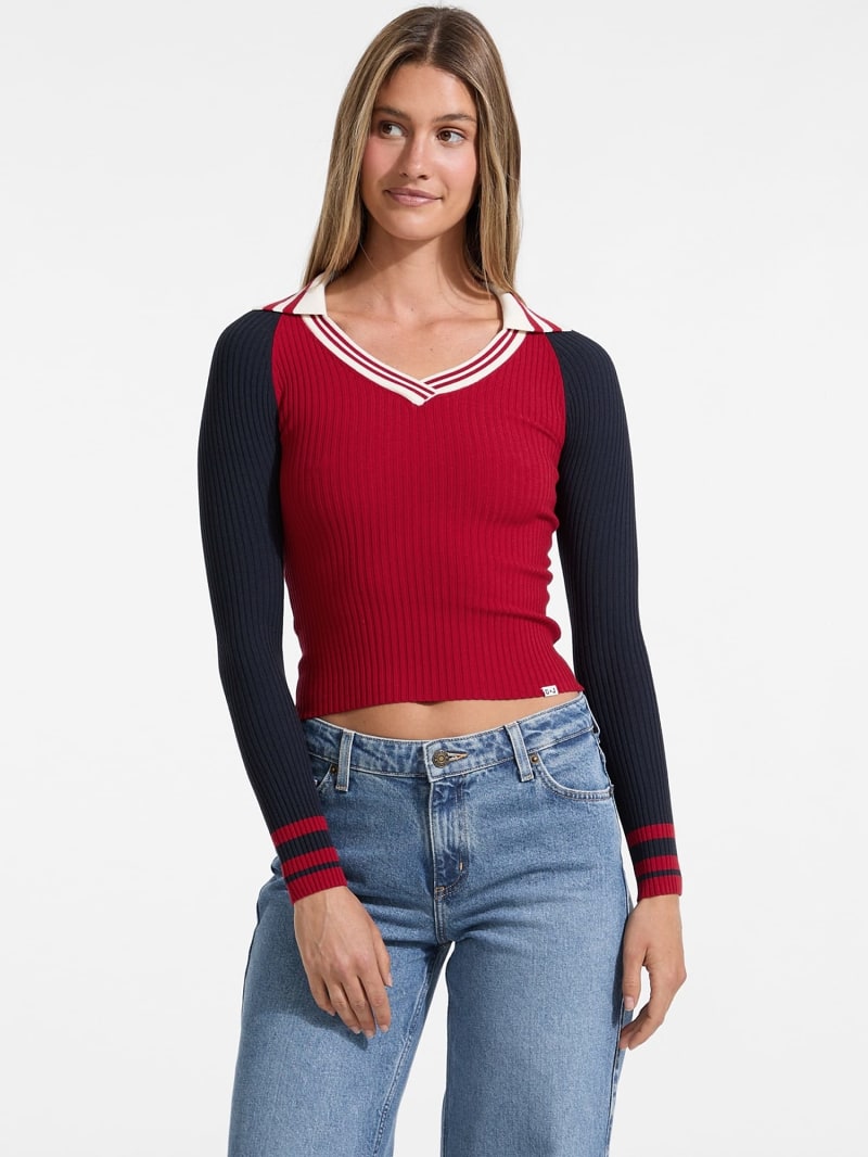 Pullover V-Ausschnitt Damen GUESS Jeans®