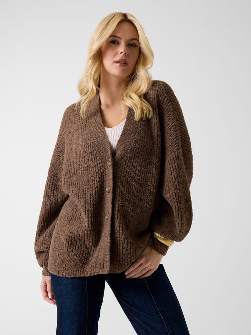 V neck sweater cardigan
