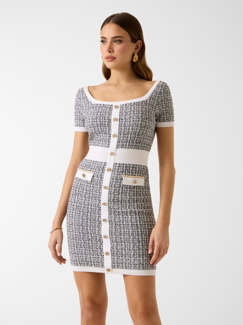 GUESS® Tweed mini dress Women