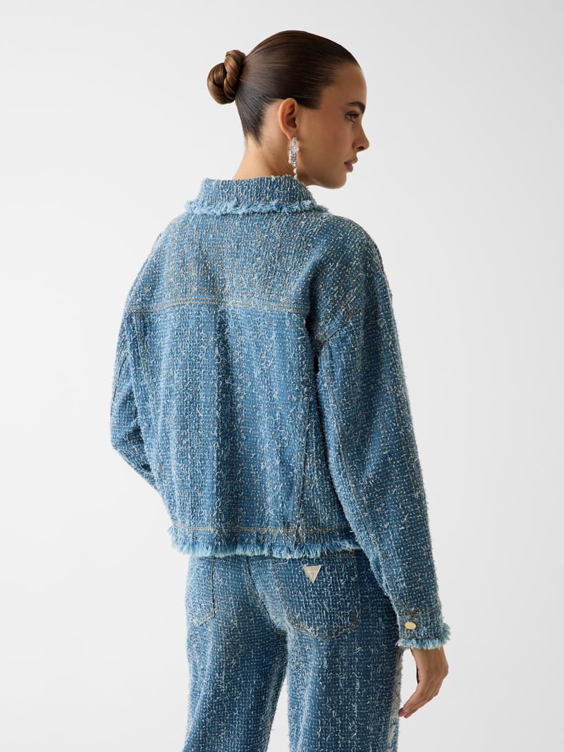 GUESS® Denim tweed jacket Women