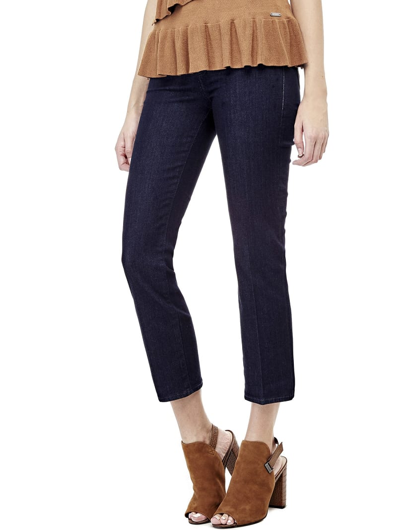 jeans with split at bottom