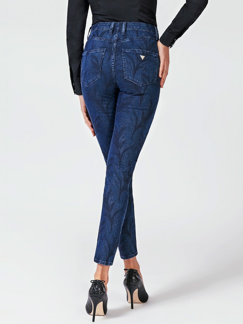 guess embroidered jeans