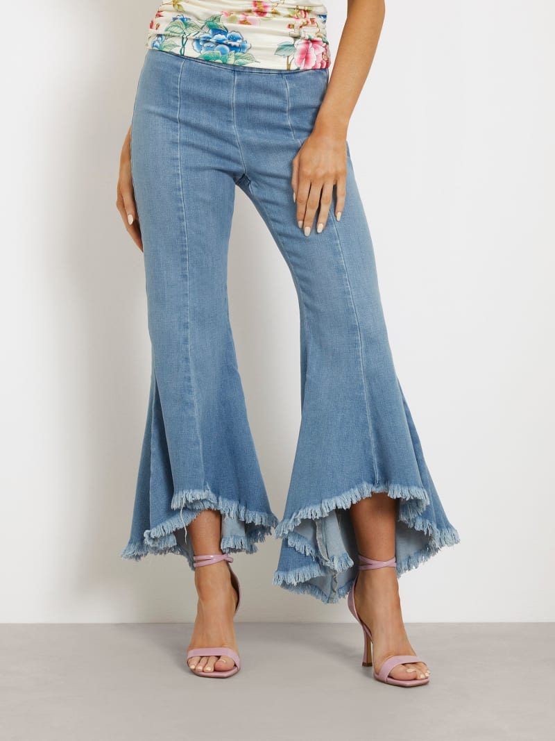 Guess sofia 1981 flare jeans top