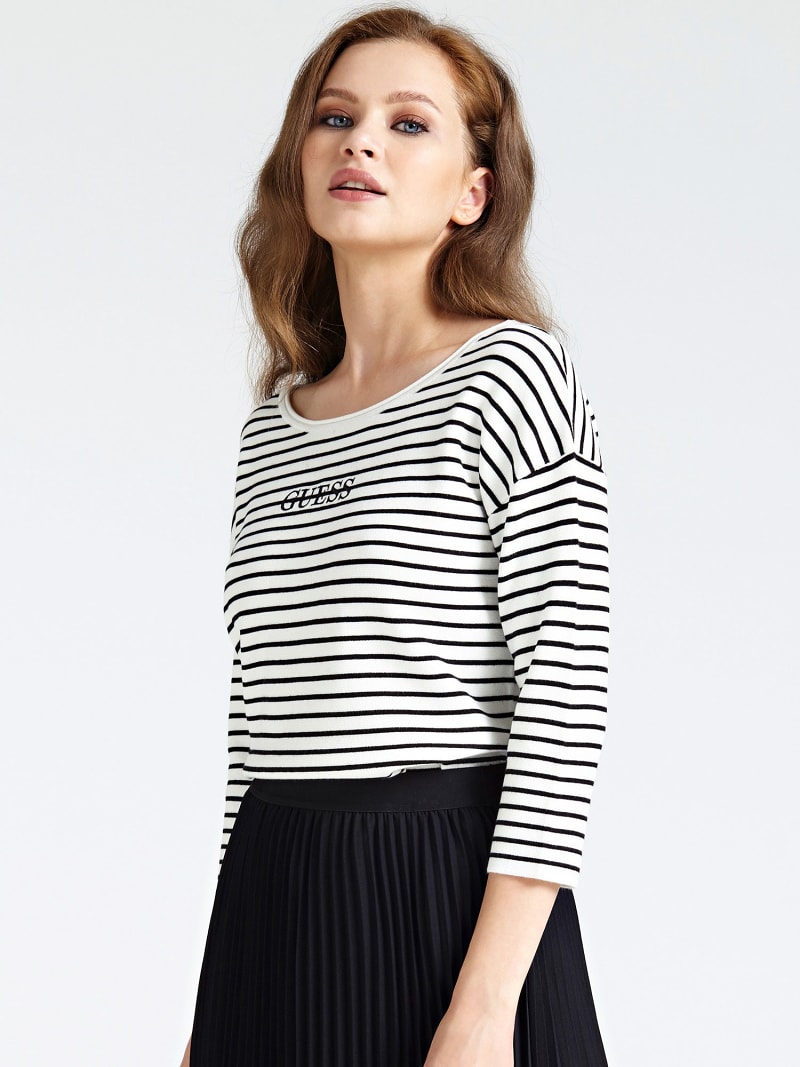 Guess striped jumper clearance