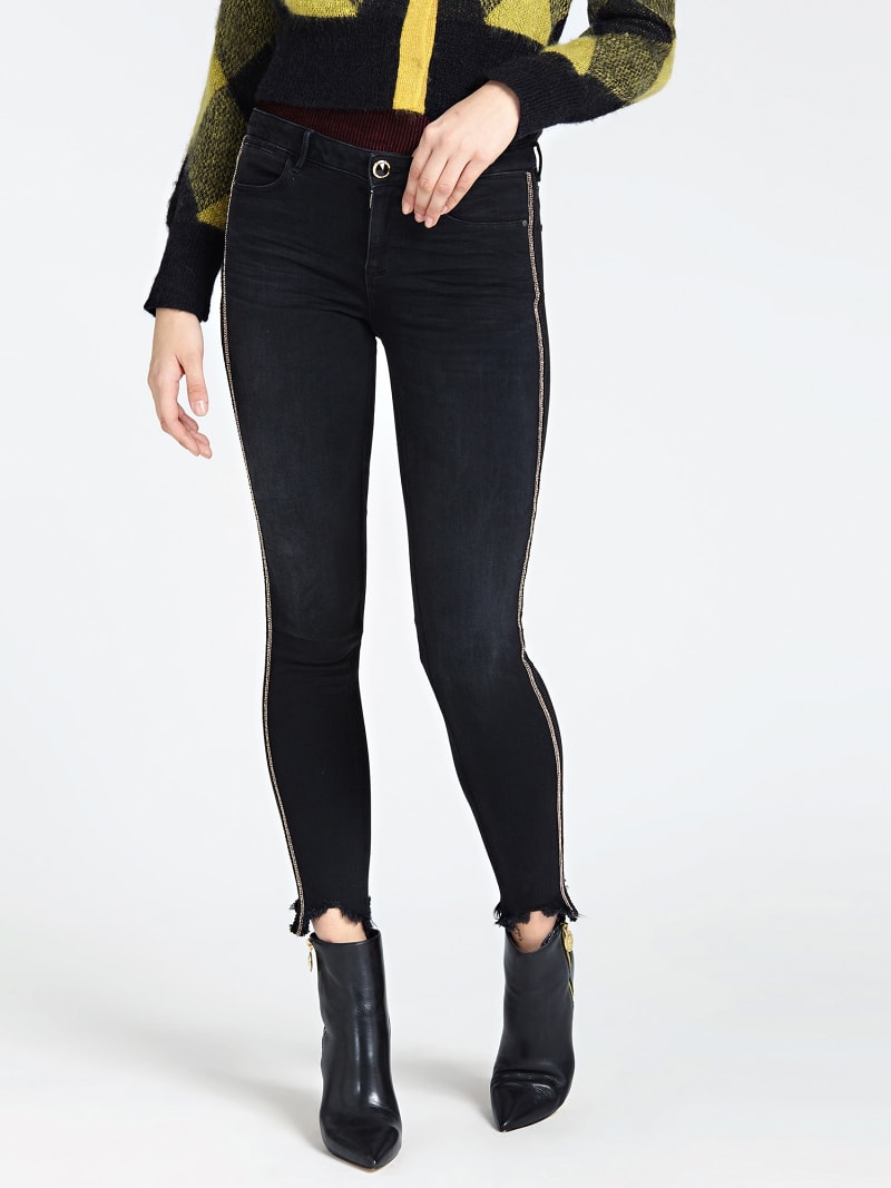 women's straight leg low rise jeans