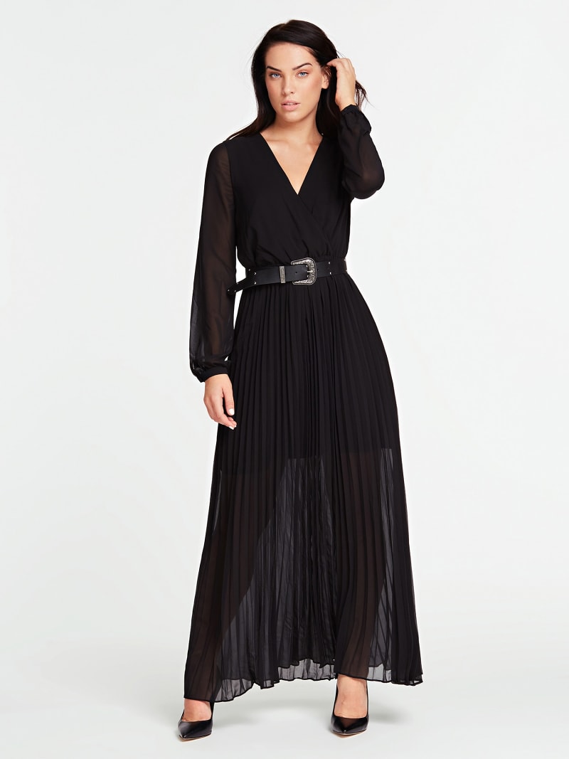 BELTED LONG DRESS | Guess Official