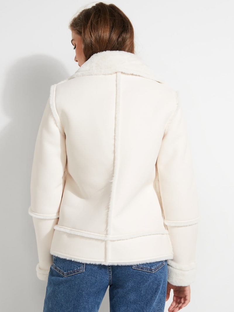 Guess reversible jacket with faux fur Clearance