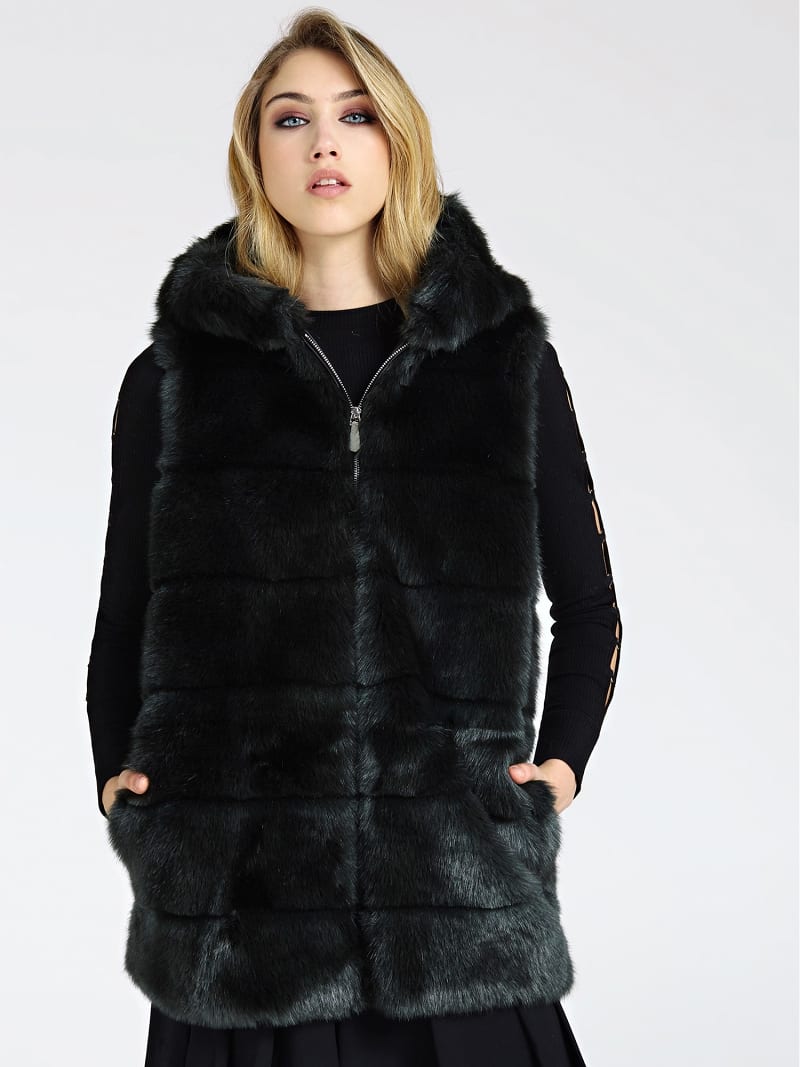 Guess sleeveless jacket clearance