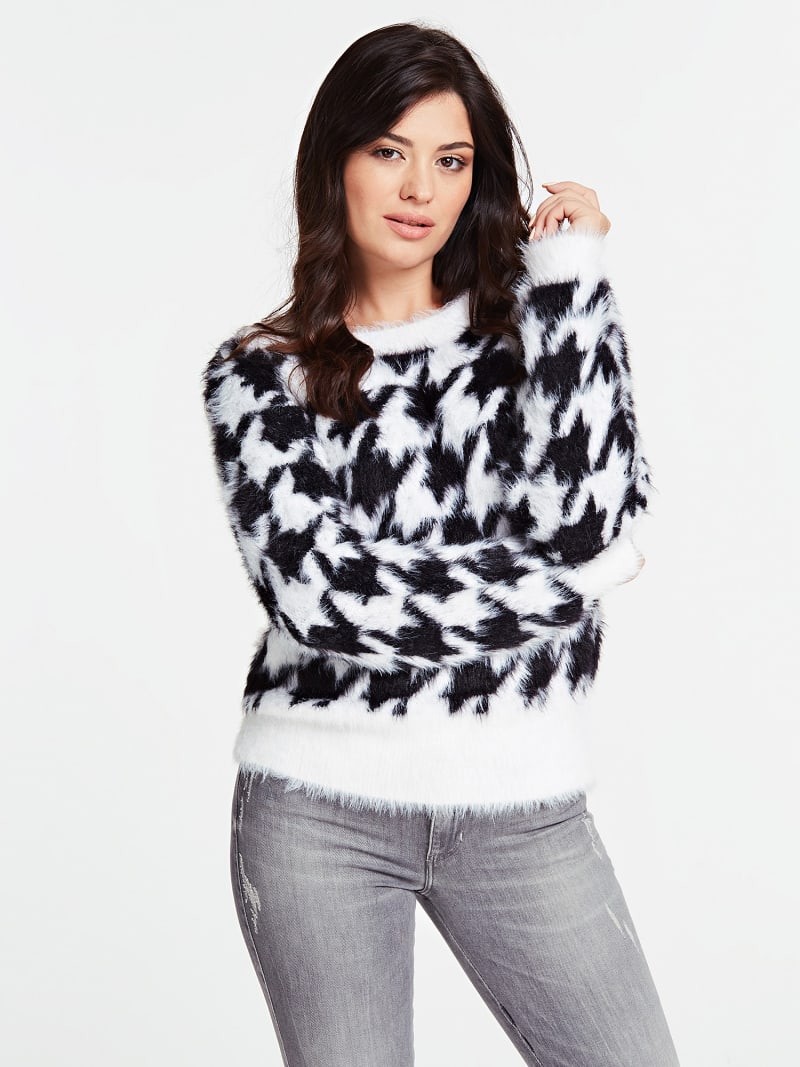 houndstooth sweater