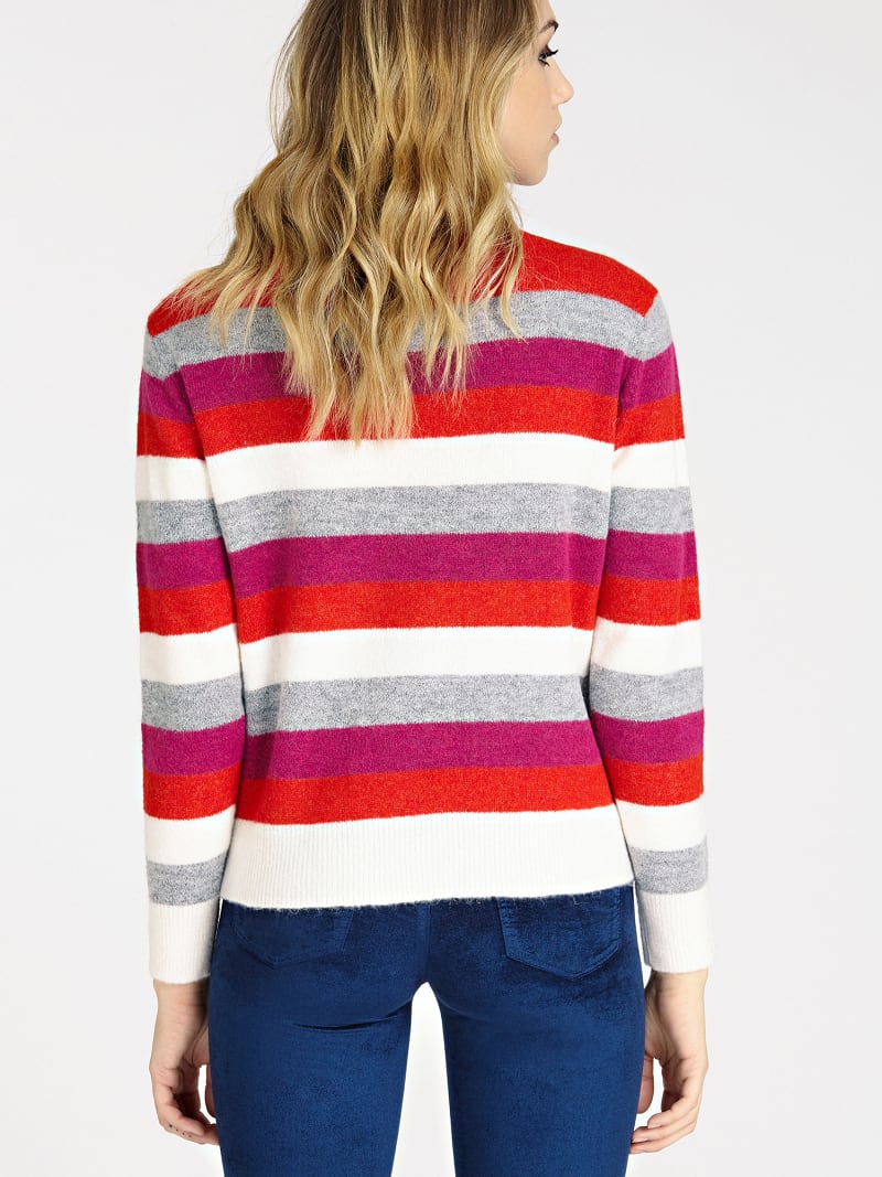 guess striped jumper