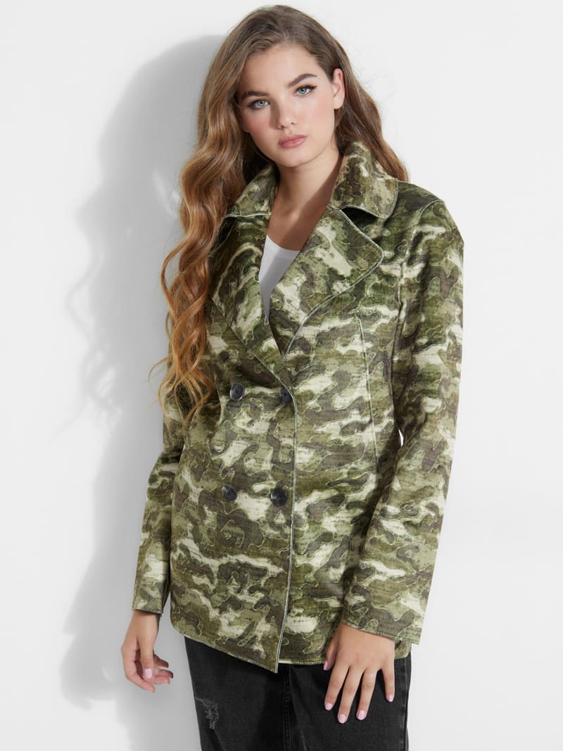 guess camouflage jacket