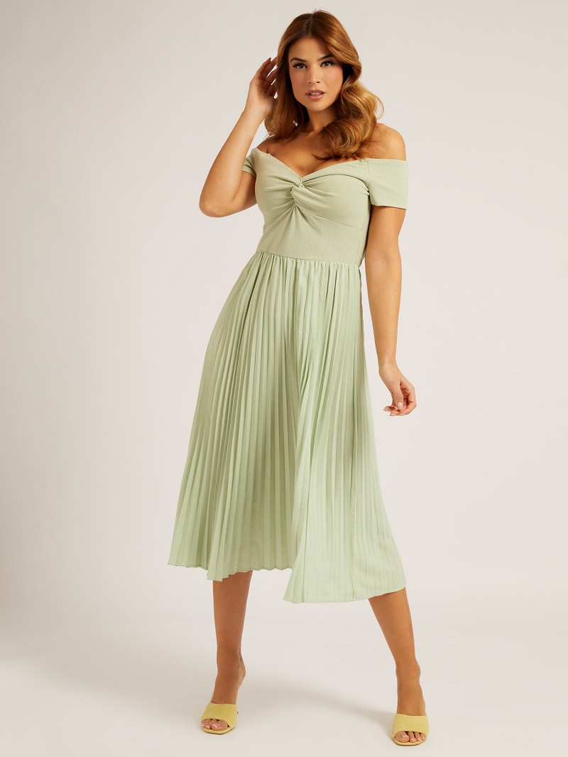 GUESS Pleated sweater dress