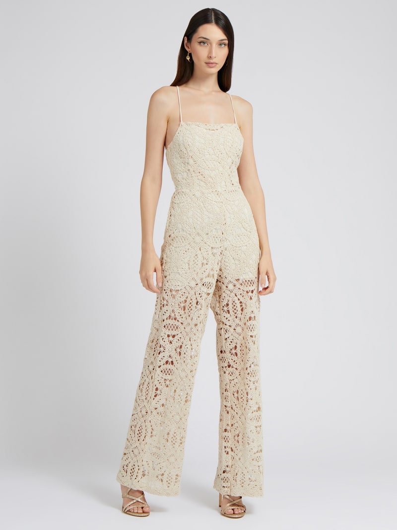 Guess lace jumpsuit best sale