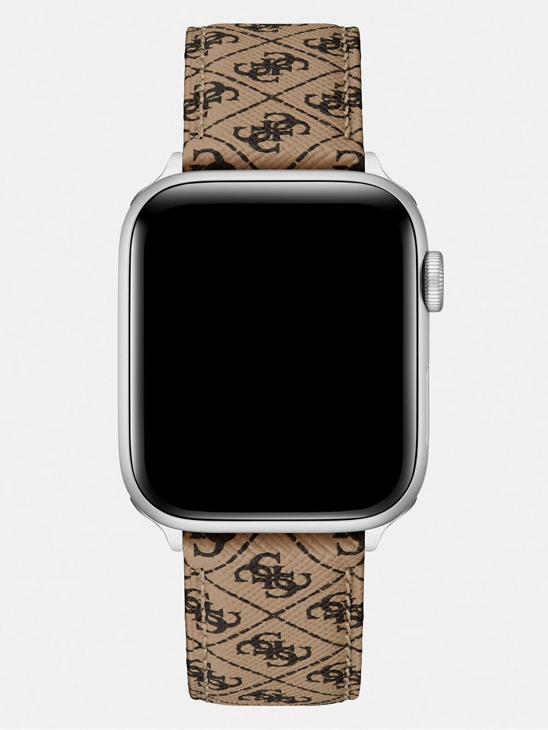 Leren Guess horlogeband voor Apple Watch®