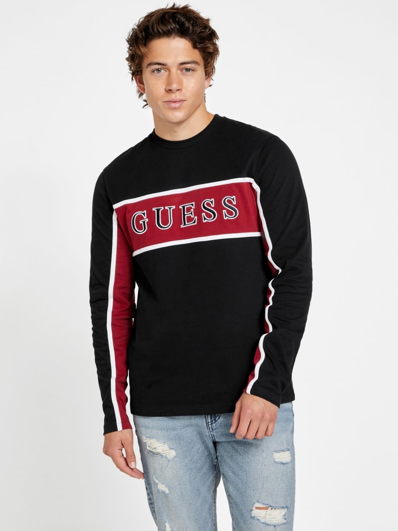 Embroidered logo sweatshirt