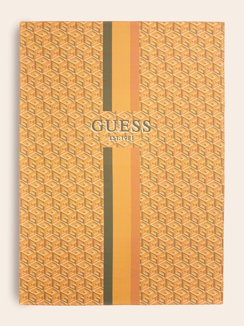 GUESS Coperta in pile G cube logo