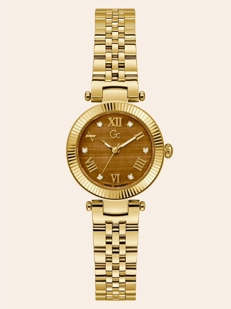 Synonym Gc Watches Full Form Gc Ladies Flair Rose Gold Watch