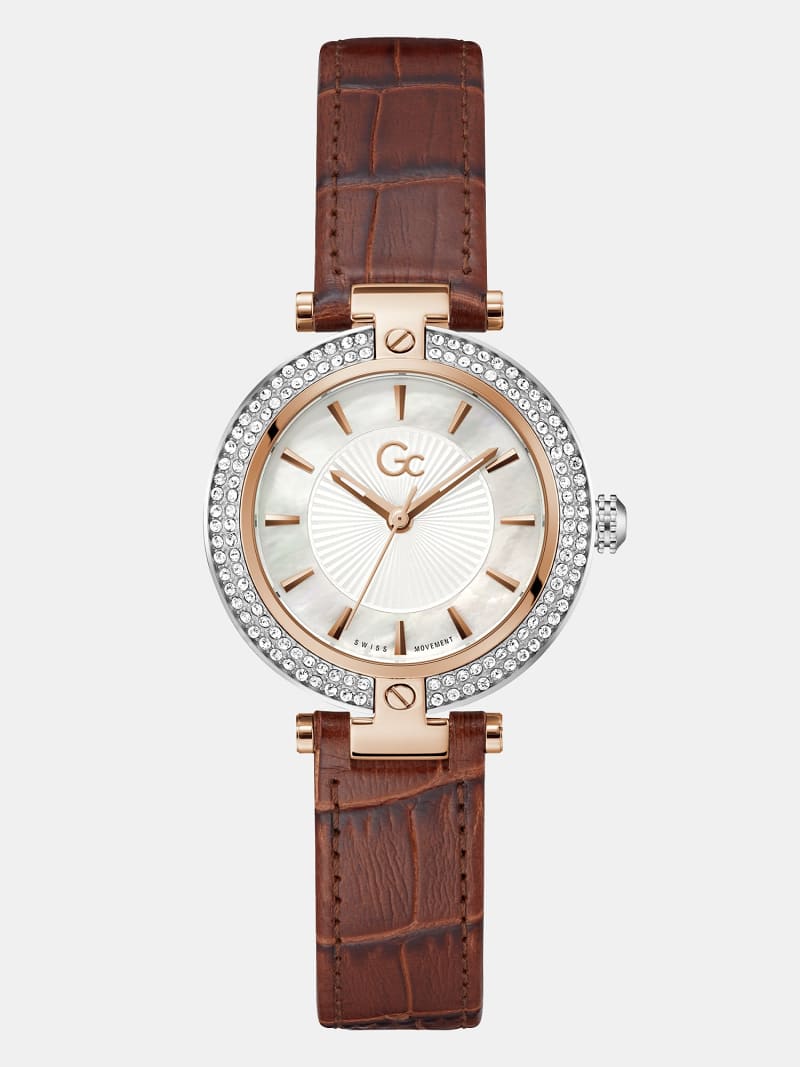 Reloj GC analogico de cuero