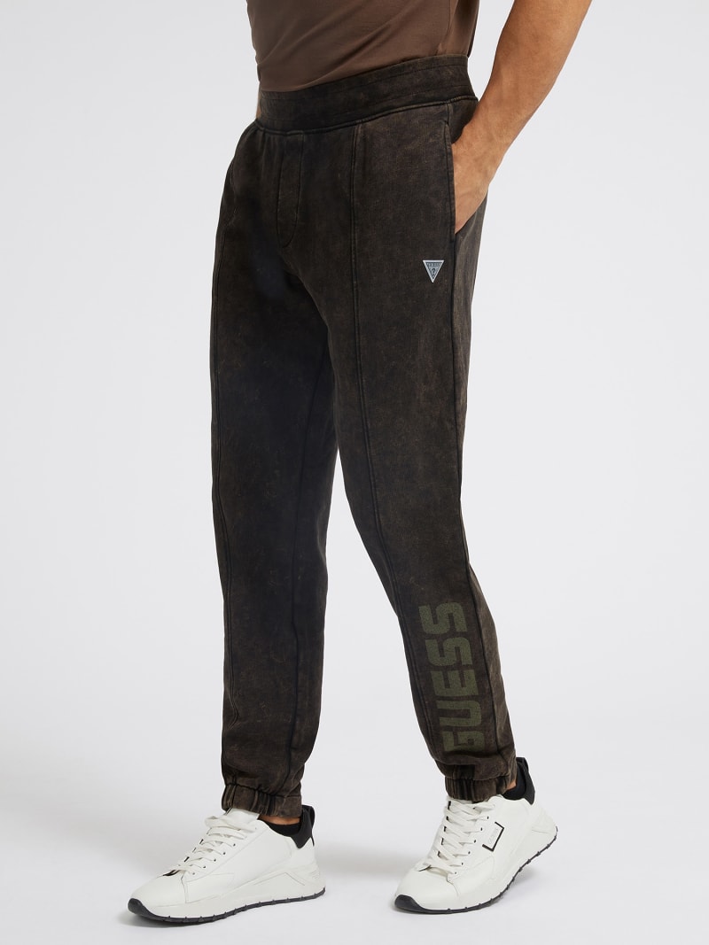 Bleached effect jogger pant