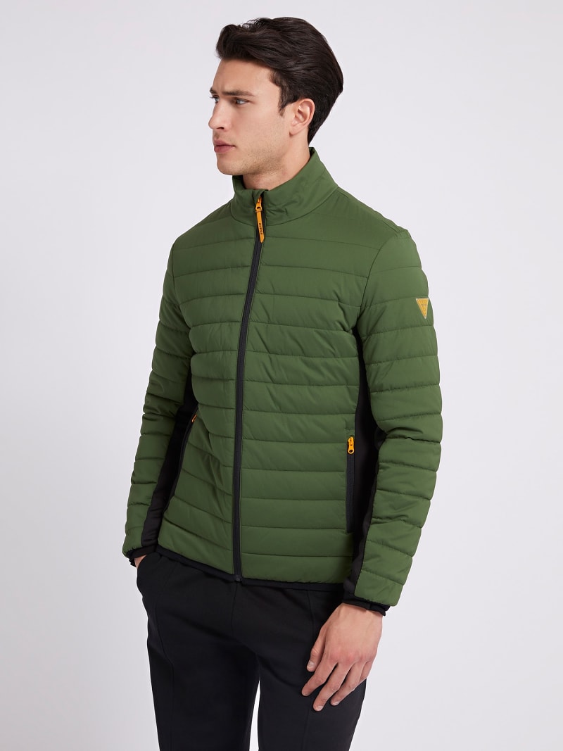Quilted wind jacket