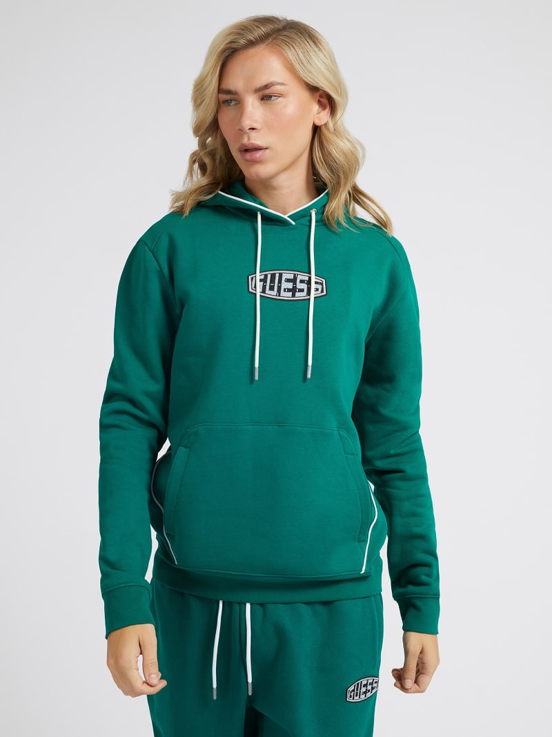 Green guess sweatshirt top