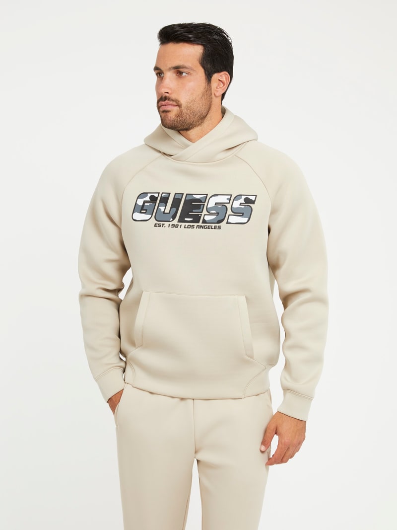 GUESS Felpa logo frontale Uomo